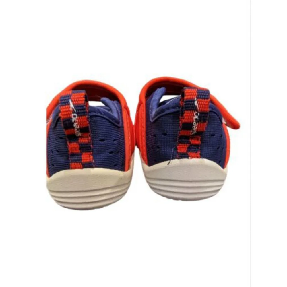 Speedo Water Shoes Unisex Med 7/8 Shore Explore Swim Shoes Blue/Red Kids